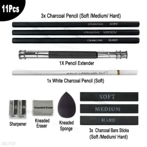 11Pcs Art Sketch Drawing Set 1