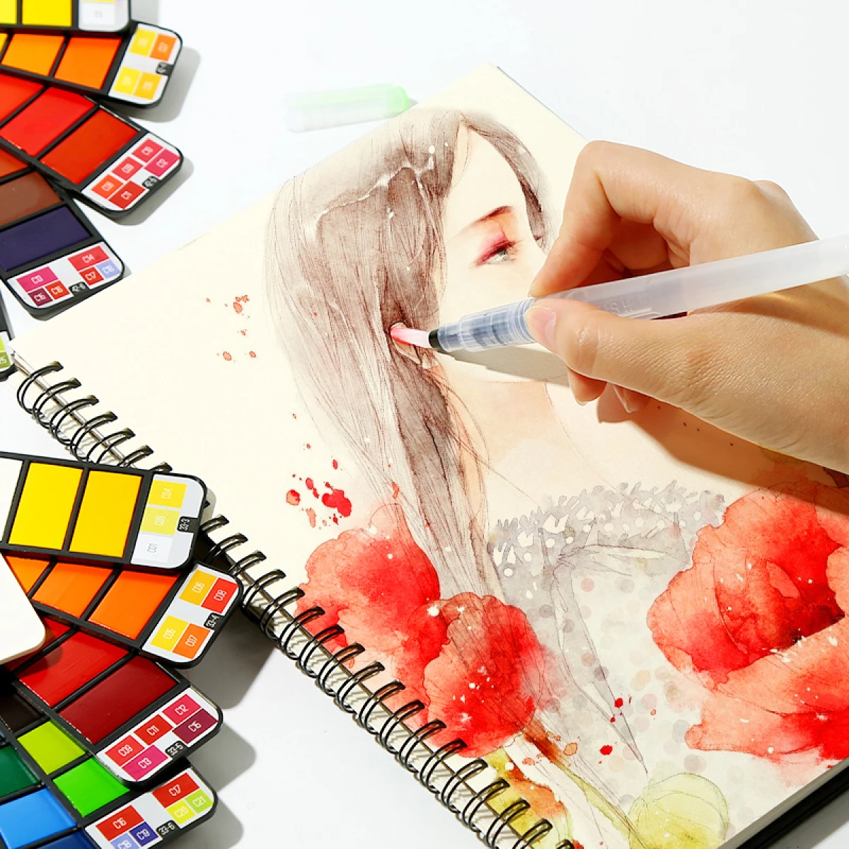 Solid Watercolor Pigment Set 5
