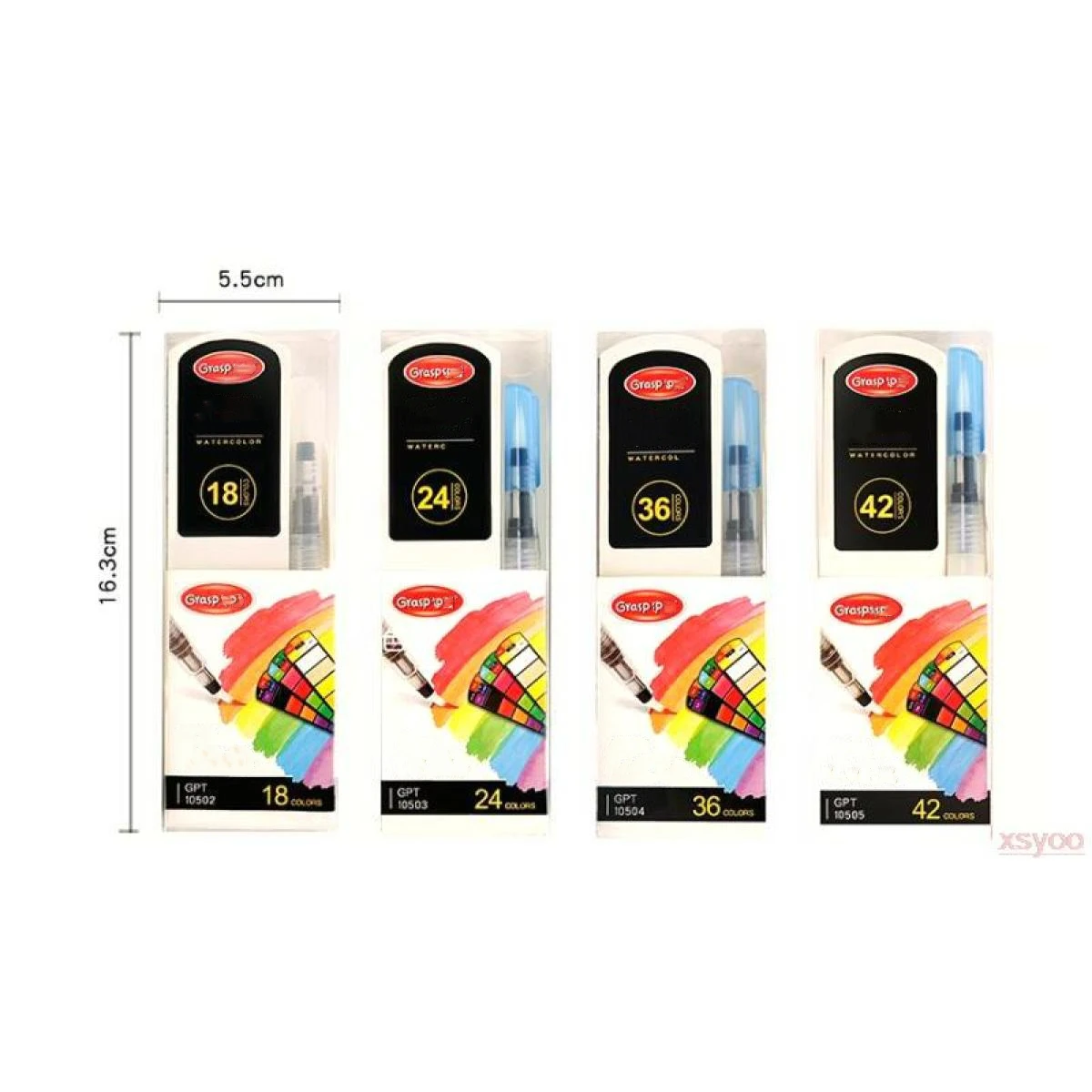 Solid Watercolor Pigment Set 6