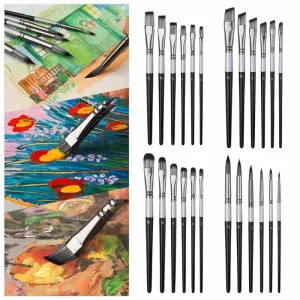 6PCS Professional Artist Paintbrush Set 1