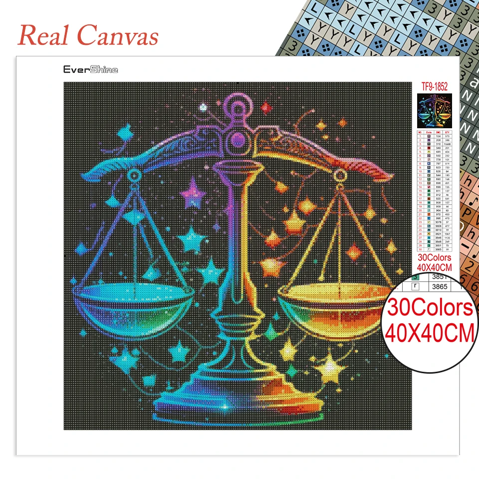 EverShine Zodiac Diamond Painting Kit 4
