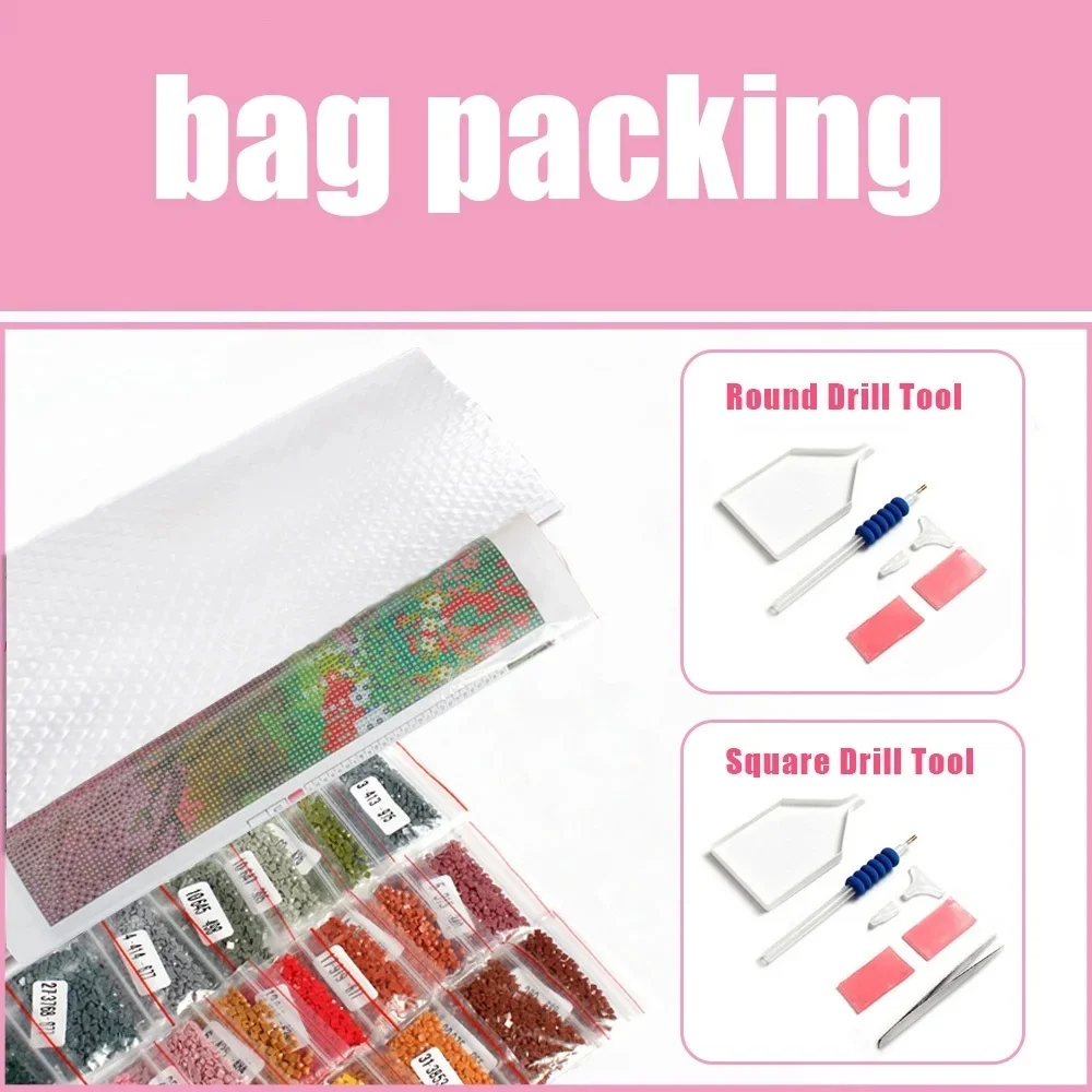 Huacan Wolf & Moon Diamond Painting Kit 5