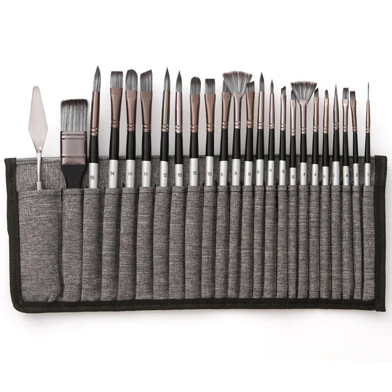 24-Piece Paint Brush Set 3