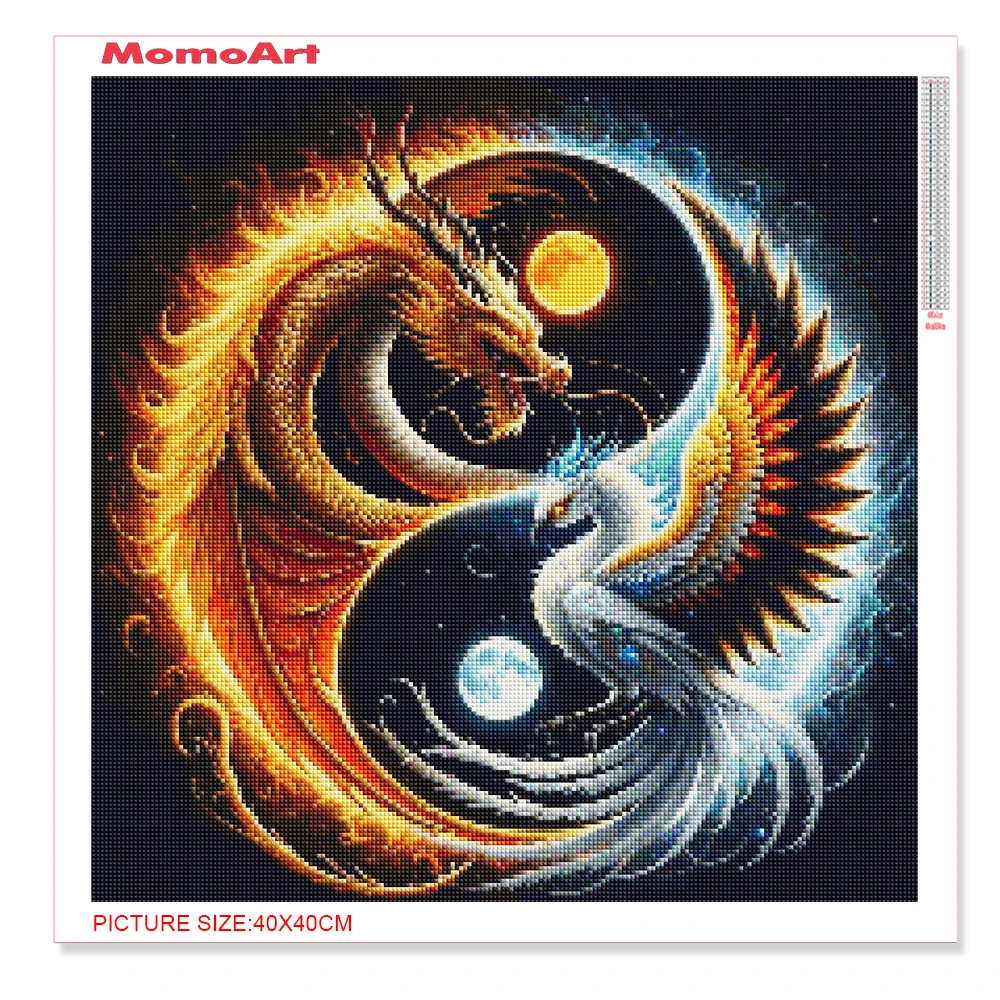 MomoArt Diamond Mosaic Dragon & Bird 2