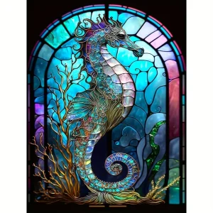 RUOPOTY Stained Glass Animal Diamond Painting 1