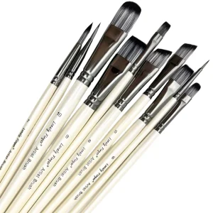10pc Nylon Paintbrush Set 1