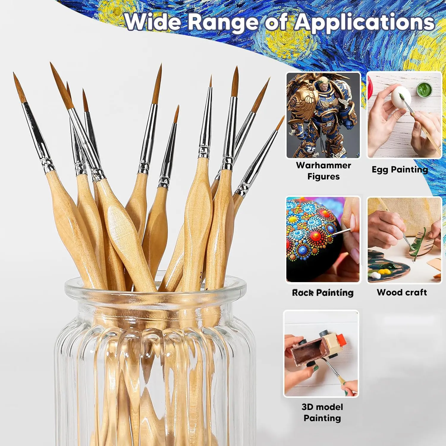 11-Piece Micro Detail Brush Set 5
