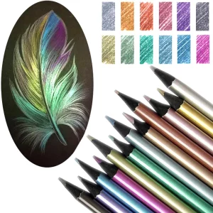 12-Color Metallic Pencil Set 1