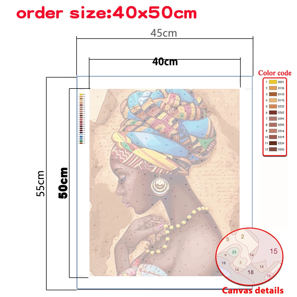 Sunset Landscape DIY Paint By Numbers Kit 5