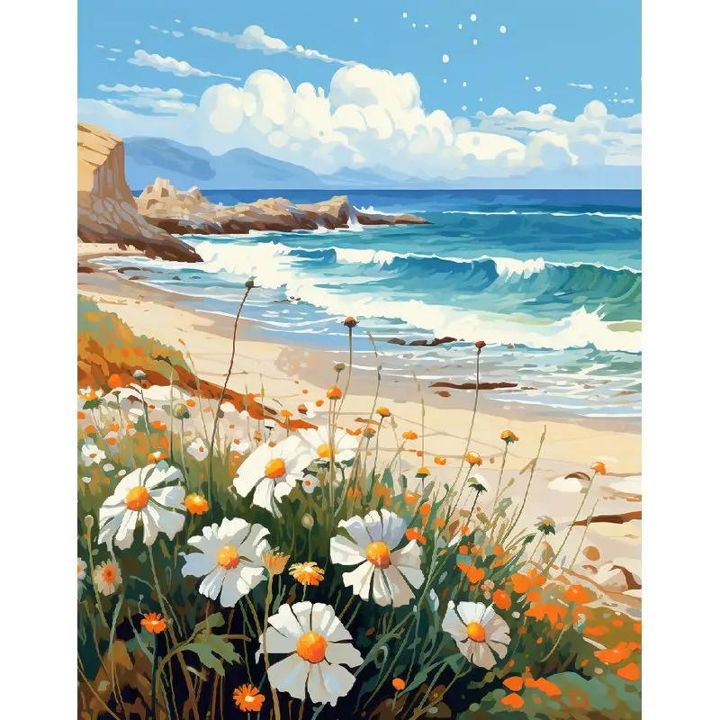 Flower Sea Paint by Numbers Kit 1