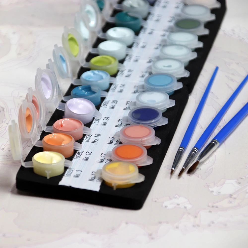 Secret Castle Paint by Numbers Kit 2