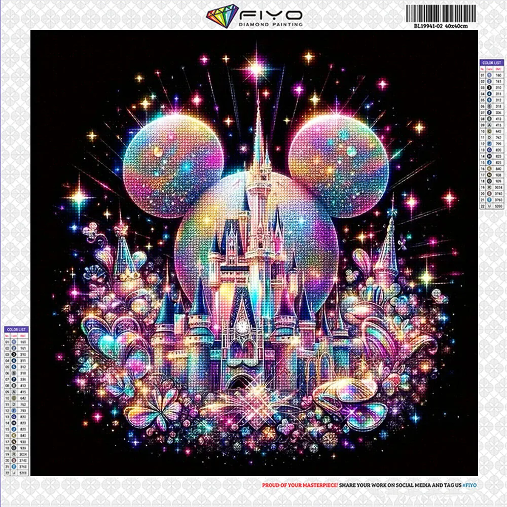 Disney Castle 2024 Diamond Art Kit 1