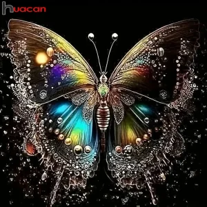 Huacan Butterfly Diamond Painting Kit 1