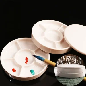 Imitation Porcelain Palette with Lid 1