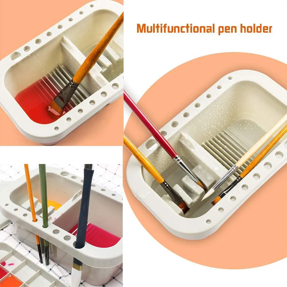 Paint Brush Cleaner & Organizer Basin 4