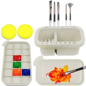 Paint Brush Cleaner & Organizer Basin 1